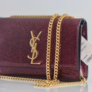 Yves Saint Laurent Monogram Kate Metallic Glitter